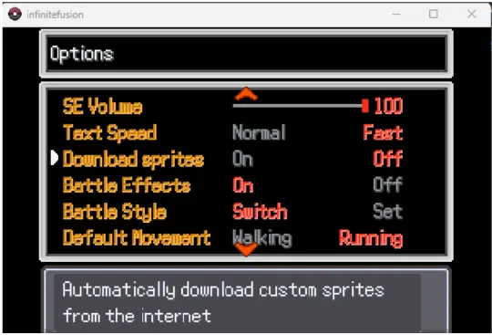 Pokemon Infinite Fusion Sprite Installer