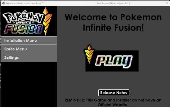 Pokemon Infinite Fusion Play the Game