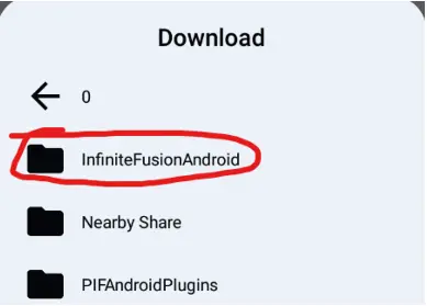 Infinite Fusion File saved Folder